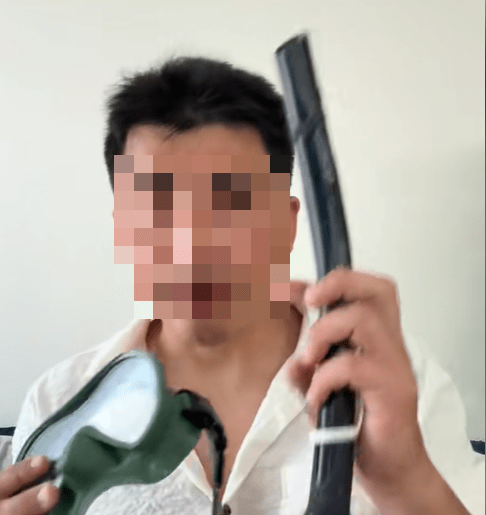 疑似為涉事潛水教練。抖音