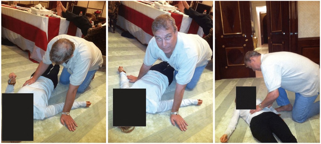 愛潑斯坦文件曝光安德魯王子不雅照。 路透社