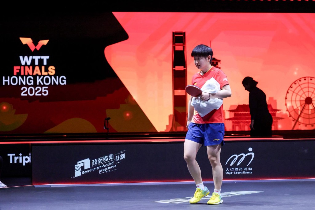 莎莎被逼退賽。何家豪攝 莎莎被逼退賽。何家豪攝