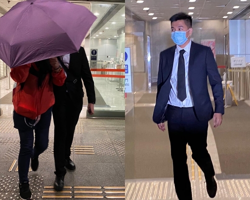 被告羅鎮傑(左);警員劉志成(右)。 資料圖片