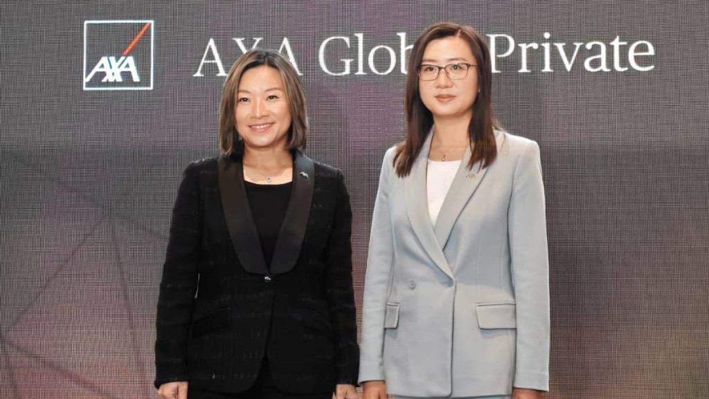 AXA安盛中國大陸、香港及澳門行政總裁、AXA Global Private行政總裁尹玄慧（左） AXA Global Private副行政總裁李佩瑜（右）