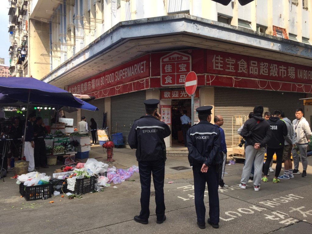 警方到場調查。