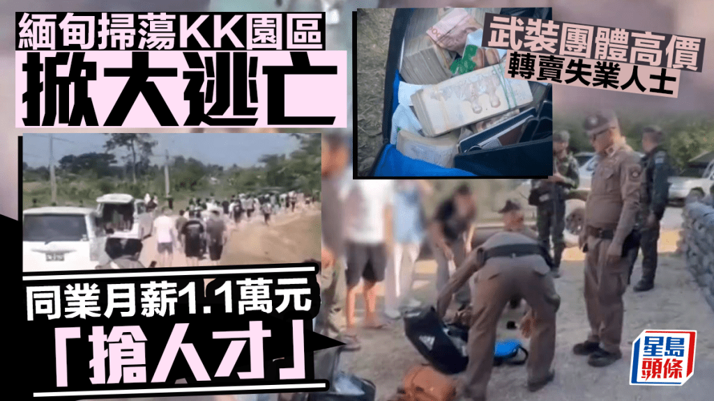 緬甸掃蕩電詐園大逃亡  黑市掀「搶人大戰」