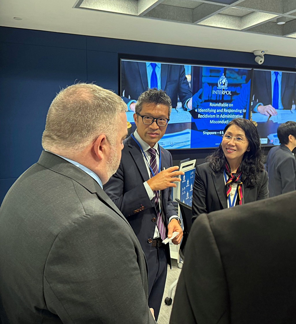 警方再參加「國際誠信管治圓桌會議」。警方提供