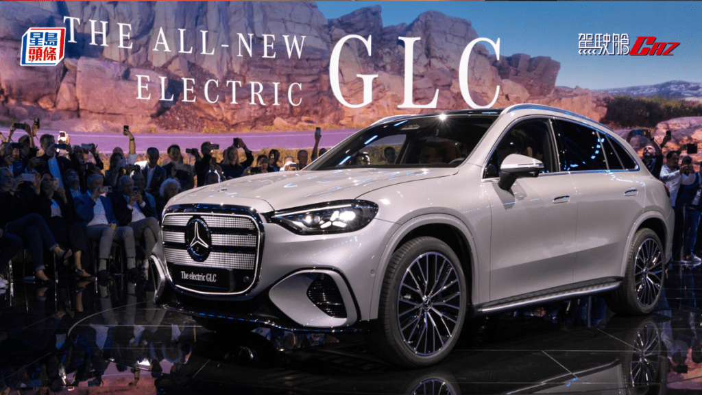 平治Mercedes-Benz GLC電動車,今天(9月8日)香港時間凌晨在德國慕尼黑IAA車展)預覽晚會發表