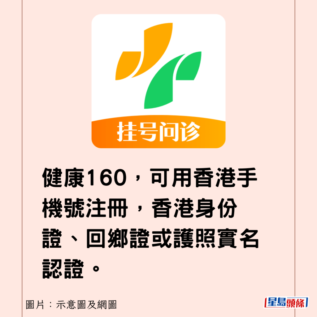 健康160，可用香港手机号注册，香港身份证、回乡证或护照实名认证。