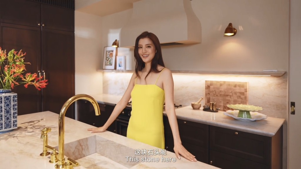 吳千身為家中「煮飯擔當」，對廚房的設計也格外用心。（安邸AD＠小紅書影片截圖）