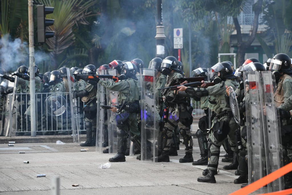 本港示威冲突不断。资料图片