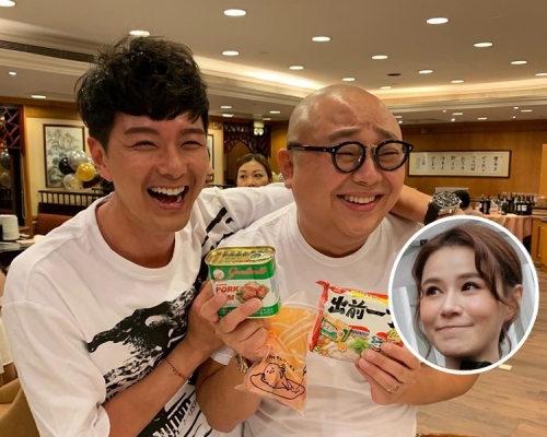 阿萧抢老婆最后的日本版即食面送给好兄弟庆生。（ig图片）