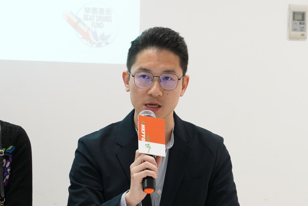 香港青年協會青年違法防治中心單位主任梁兆騏。葉偉豪攝