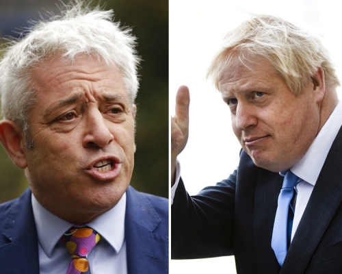 一批反對脫歐的國會議員欲把約翰遜拉下台,由白高漢暫代首相一職。 AP