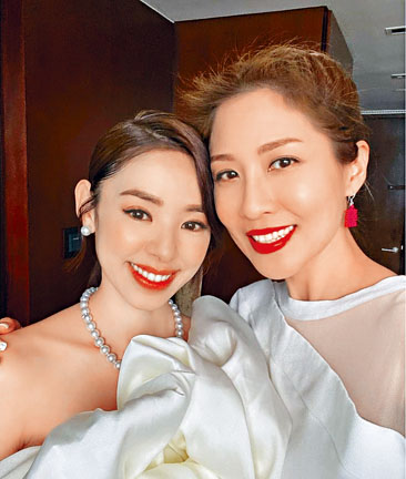 ■陈敏之与谭凯琪曾经是师姐师妹。