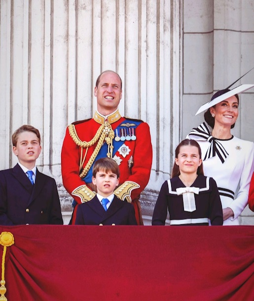 据知早前出席了英皇官方寿辰庆典的凯特皇妃，昨日并未陪丈夫和子女睇骚。