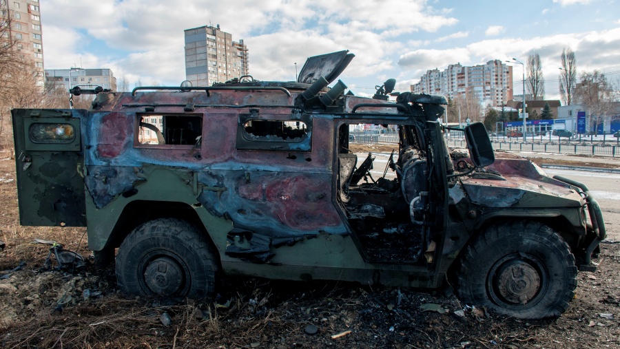 俄軍圍攻烏克蘭第二大城市哈爾科夫，與烏克蘭政府軍爆發連場激戰。AP