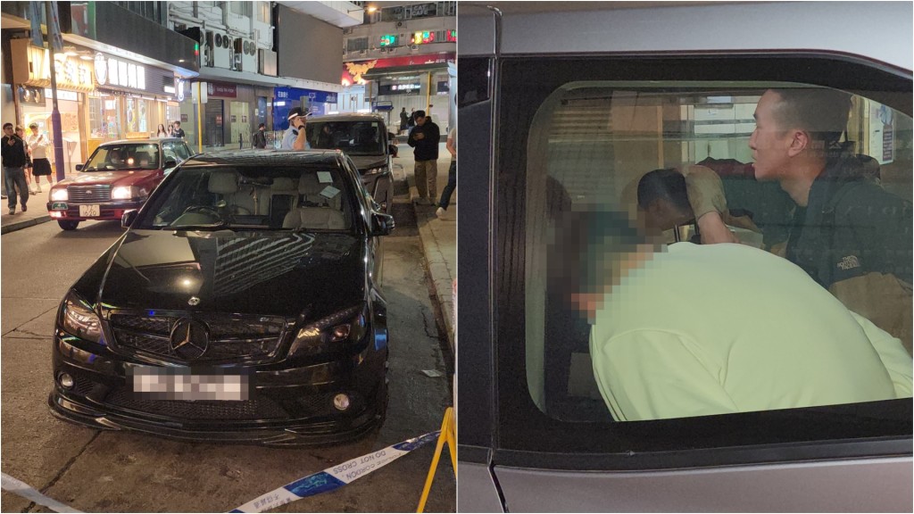 警查尖沙咀可疑平治 搜獲依托咪酯毒品拘司機