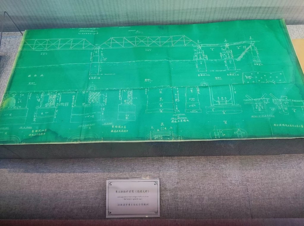广州旅游好去处2024｜7. 詹天佑故居　粤汉铁路桥梁图。（图片来源：小红书）