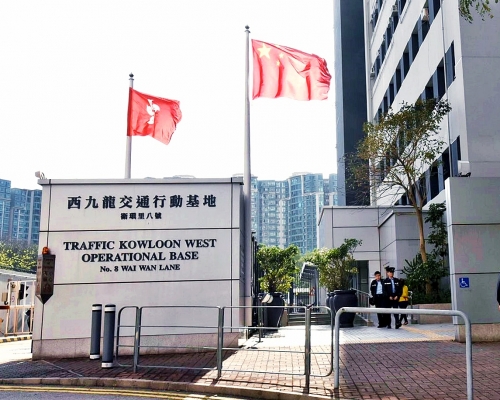 西九龍交通行動基地一名警員下午昏迷送院。資料圖片