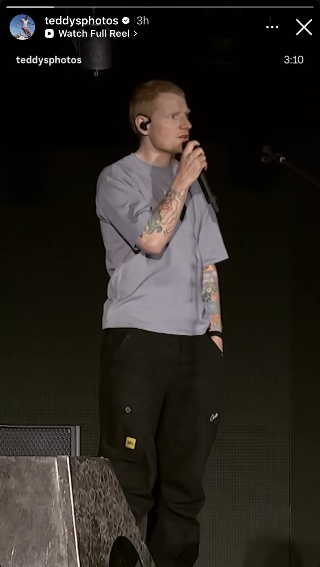 Ed Sheeran指自己從未不是激進的音樂人。 Ed Sheeran指自己從未不是激進的音樂人。