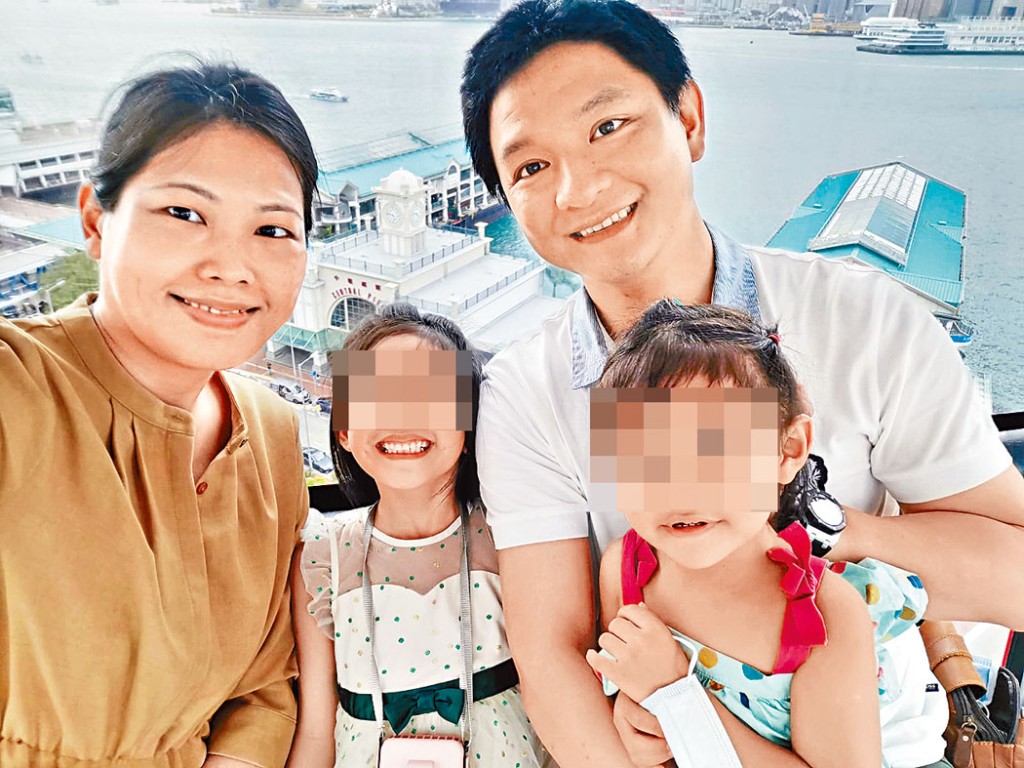電工許文明遺下罹患癌症遺孀及兩名年幼女兒。