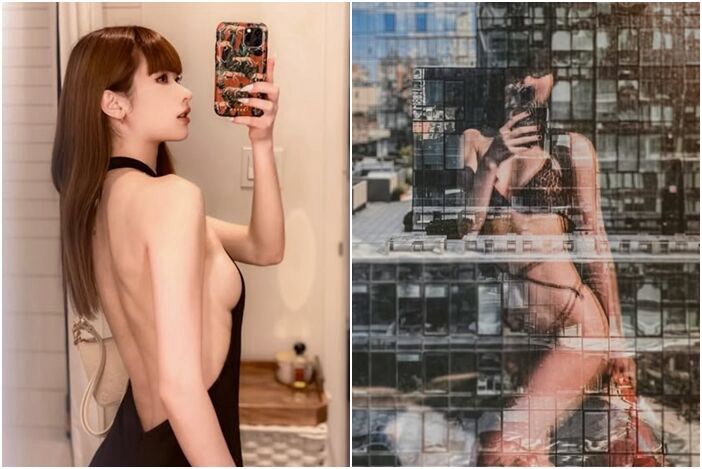 Pei Chung在Instagram發布大量性感自拍照。IG/lu.pychung