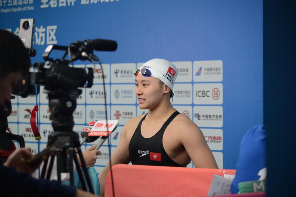 李芯瑶亦打入女子100自准决赛。杨功煜摄 李芯瑶亦打入女子100自准决赛。杨功煜摄
