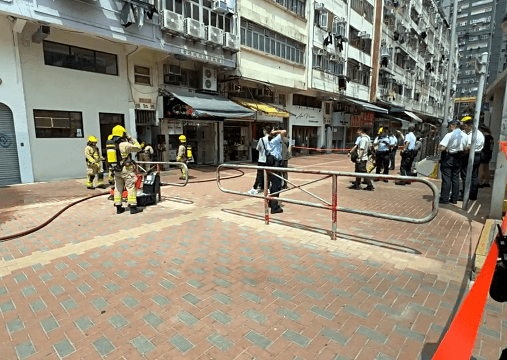 消防到場將火撲熄。伍俊瑜議員提供