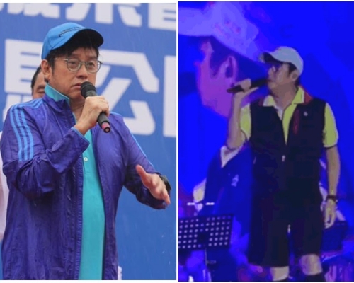 譚詠麟今日在微博上載綵排短片。網上圖片