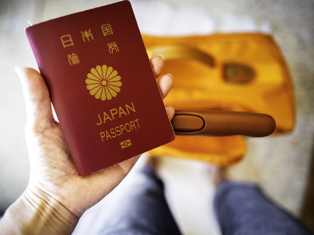 日本護照排名跌至第3 。iStock
