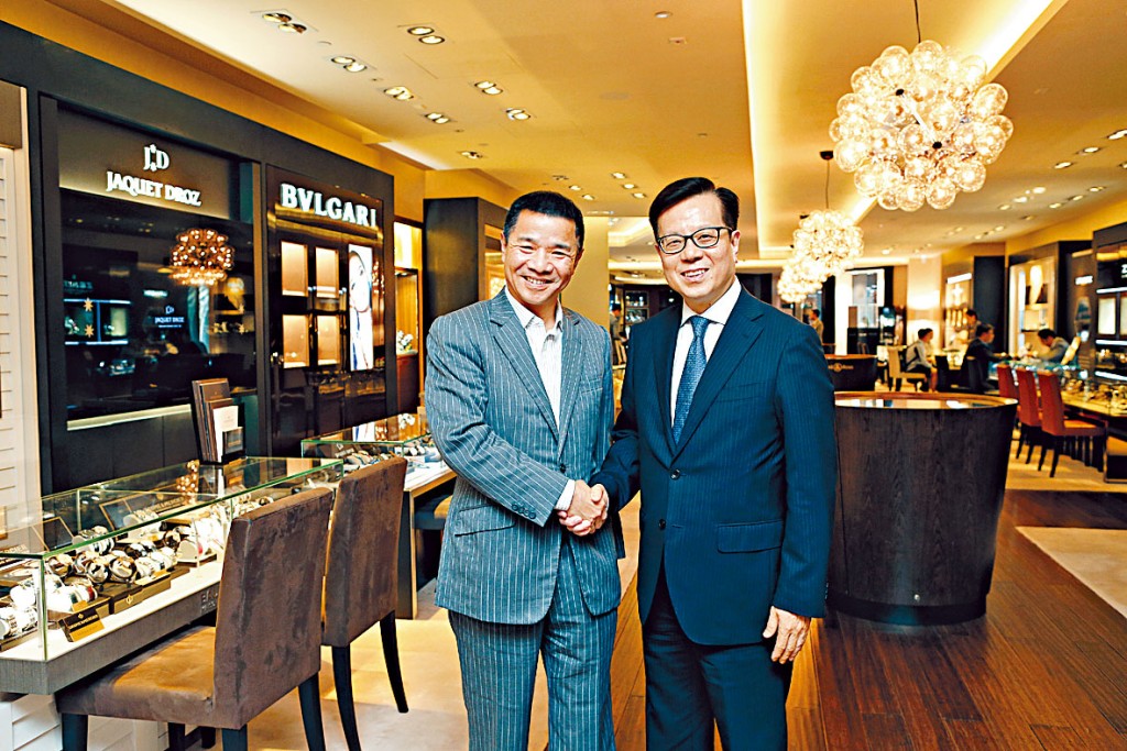 亨得利主席張瑜平(左)。