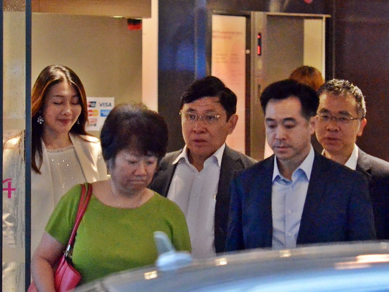 郭炳湘一眾家庭成員連日陪伴在側。資料圖片