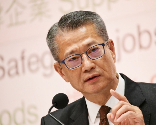 陳茂波說,有需要做好準備,讓本港重新出發,重建國際社會對本港的信心。 資料圖片