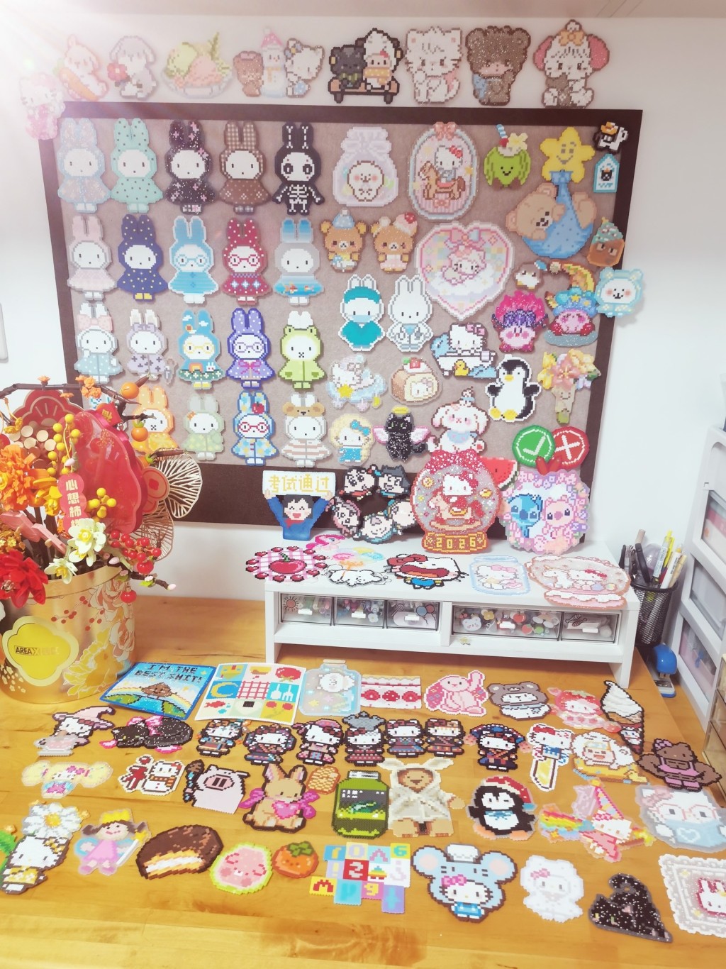 拼豆手作在內地年輕群體中很流行。抖音