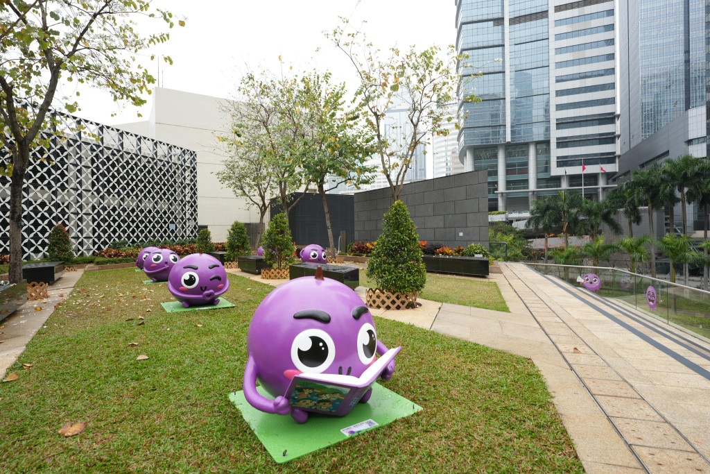 金鐘夏慤花園「提子公園」。(來源:警務處) 金鐘夏慤花園「提子公園」。(來源:警務處)