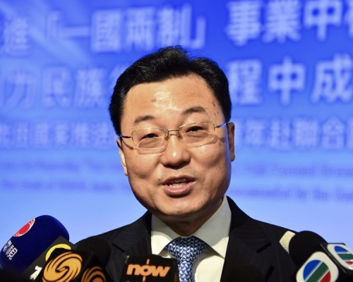 外交部駐港特派員公署特派員謝鋒升任外交部副部長。資料圖片