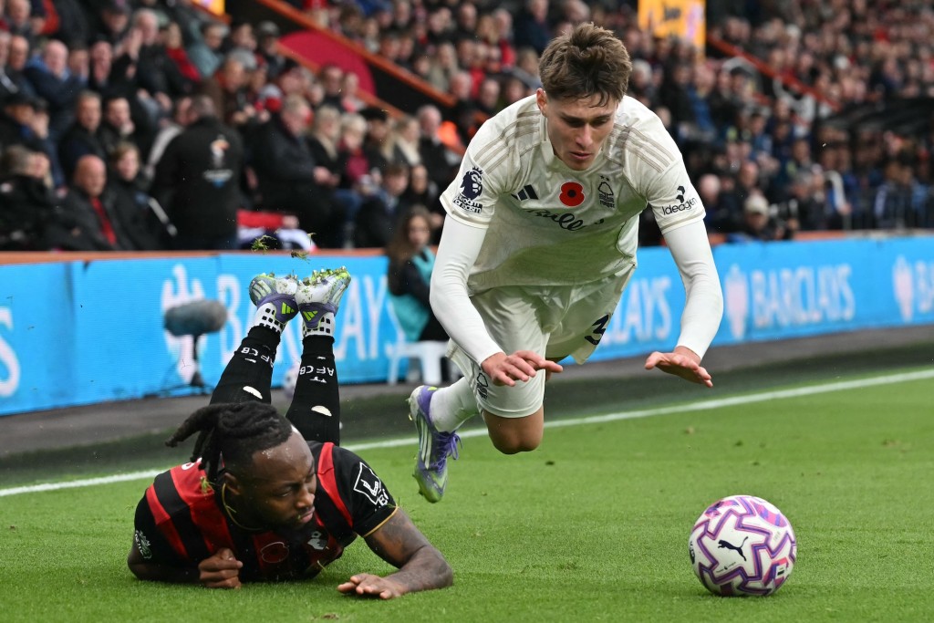 諾定咸森林自揭幕戰後未嘗在聯賽取勝。法新社 諾定咸森林自揭幕戰後未嘗在聯賽取勝。法新社