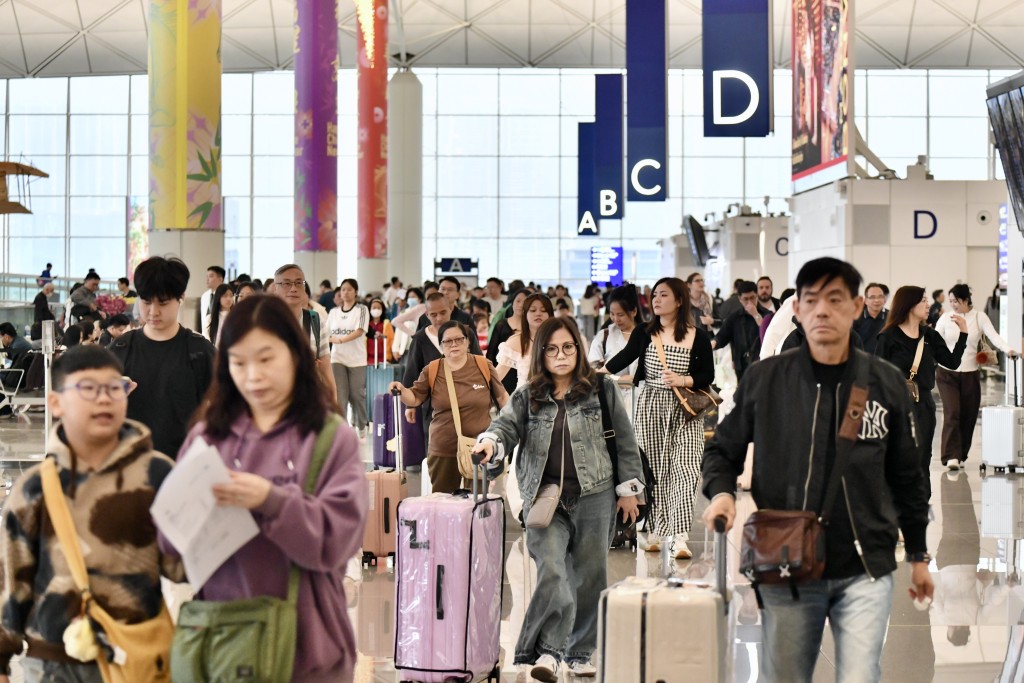 2026年4月公布的全球十大最繁忙國際客運航線中，4條為往來香港國際機場的航線，其中往來香港及台北的航線位居榜首。資料圖片