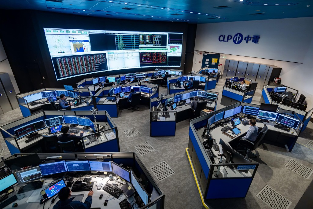 全年無休的大埔系統控制中心肩負守護萬家燈火重任。(中電提供)