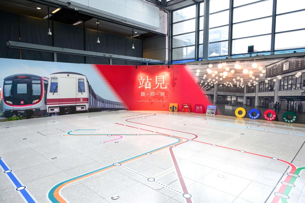 港鐵「站見」鐵路展深受市民歡迎。港鐵提供 港鐵「站見」鐵路展深受市民歡迎。港鐵提供