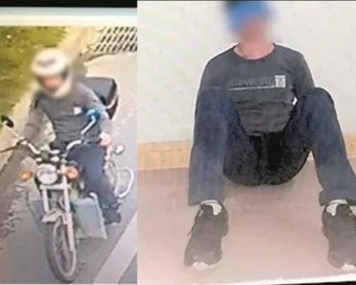 廣州一名少年自導自演綁架案,索贖金被識破,家人送警署自首。(網圖)