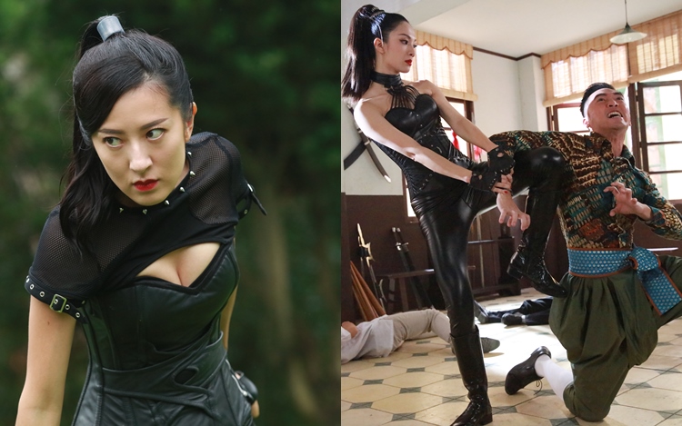 唐詩詠首次做打女，拍攝前已預咗受傷。