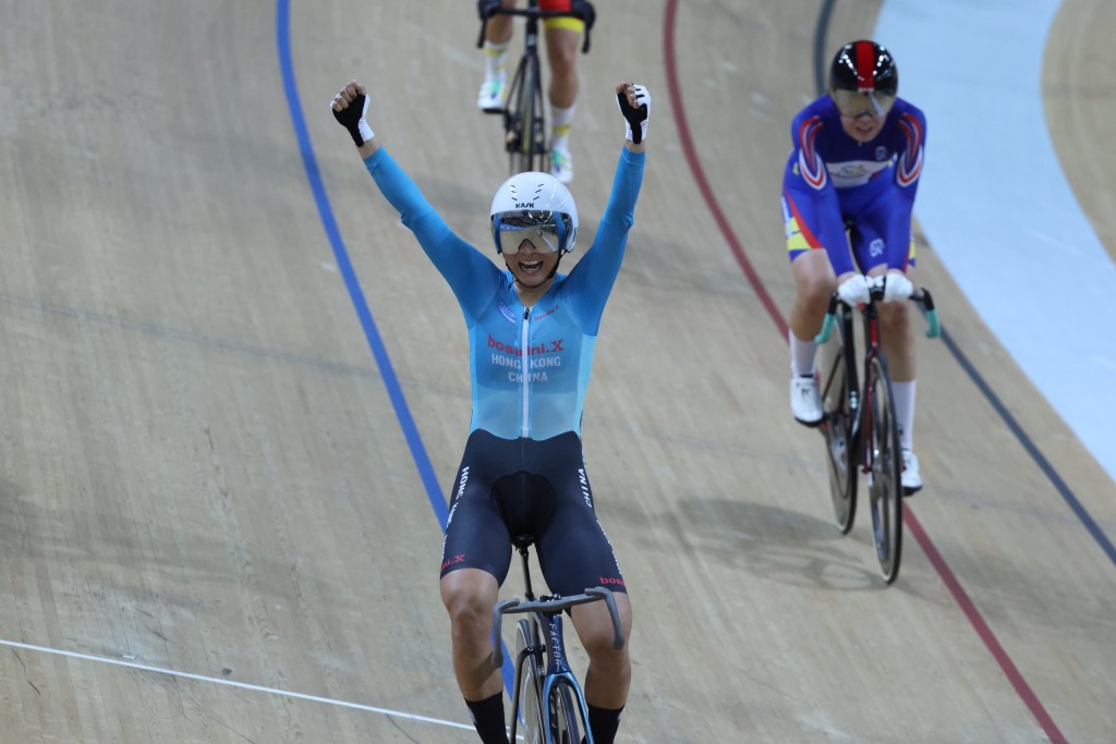 香港承辦的全運會8個競賽項目和一個群眾賽事活動。圖為單車項目。