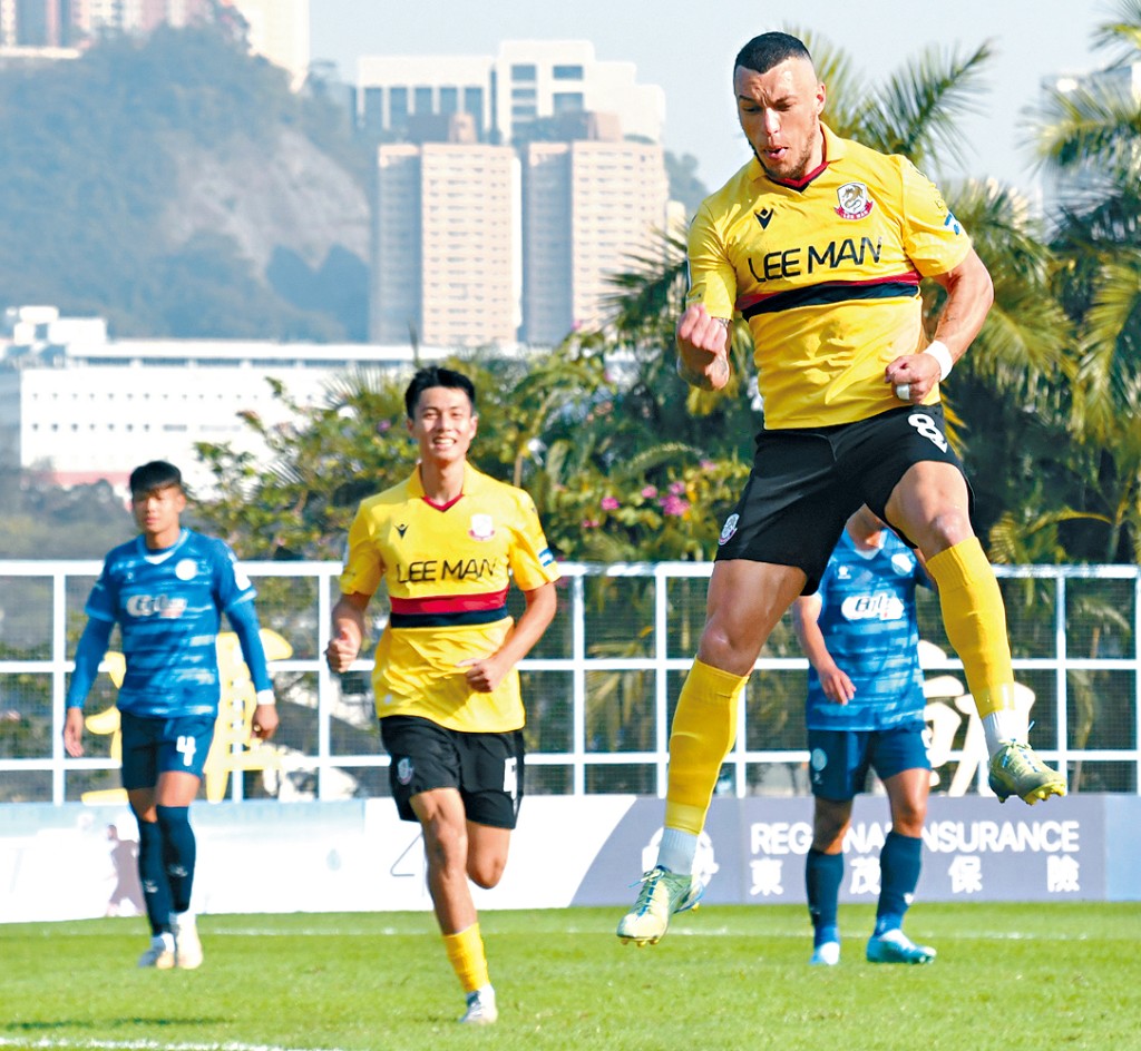 理文目前在榜首有1分優勢。陸永鴻攝 理文目前在榜首有1分優勢。陸永鴻攝