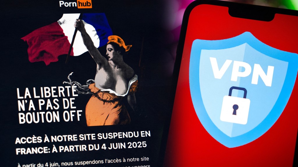 法國要求審查使用者年齡，Pornhub母公司Aylo Freesites決定在法國停運。 法新社