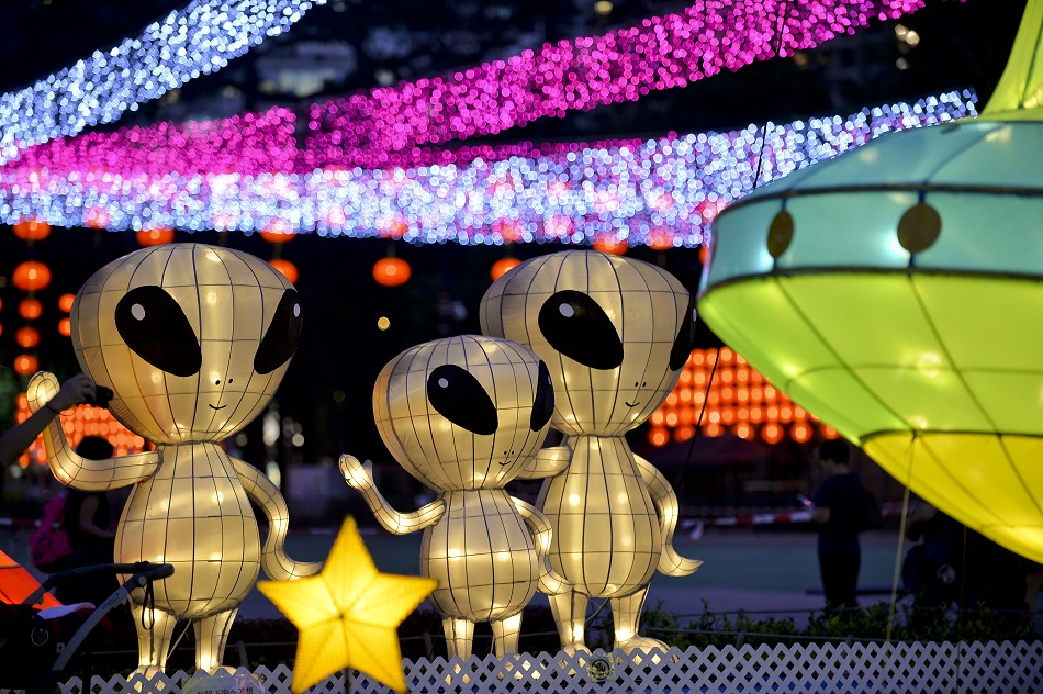 維多利亞公園花燈。資料圖片