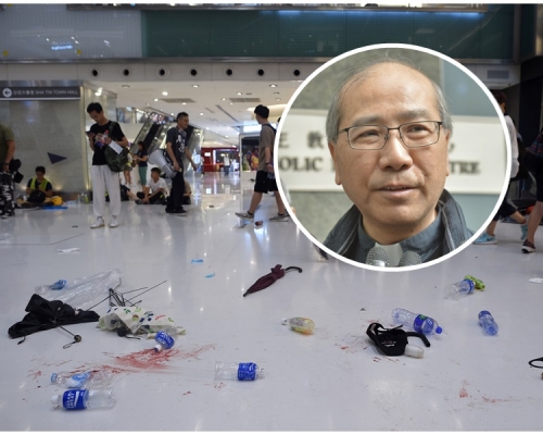 夏志誠(小圖)指警方受過訓練應比市民更有分寸。資料圖片
