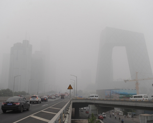 北京市常出現霧霾天氣。網圖