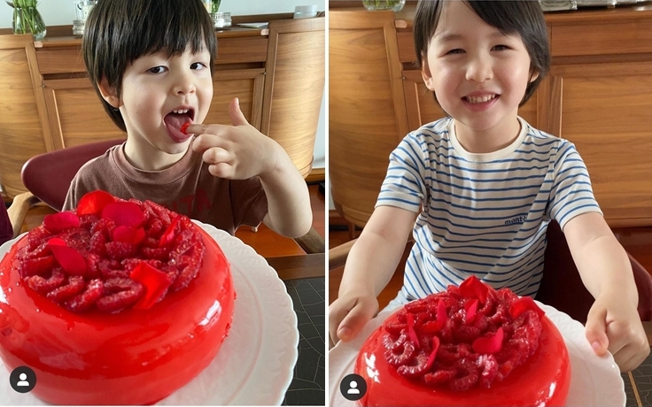 四歲Jacques及三歲Avner好靚仔呀!為食Avner急不及等試食先。