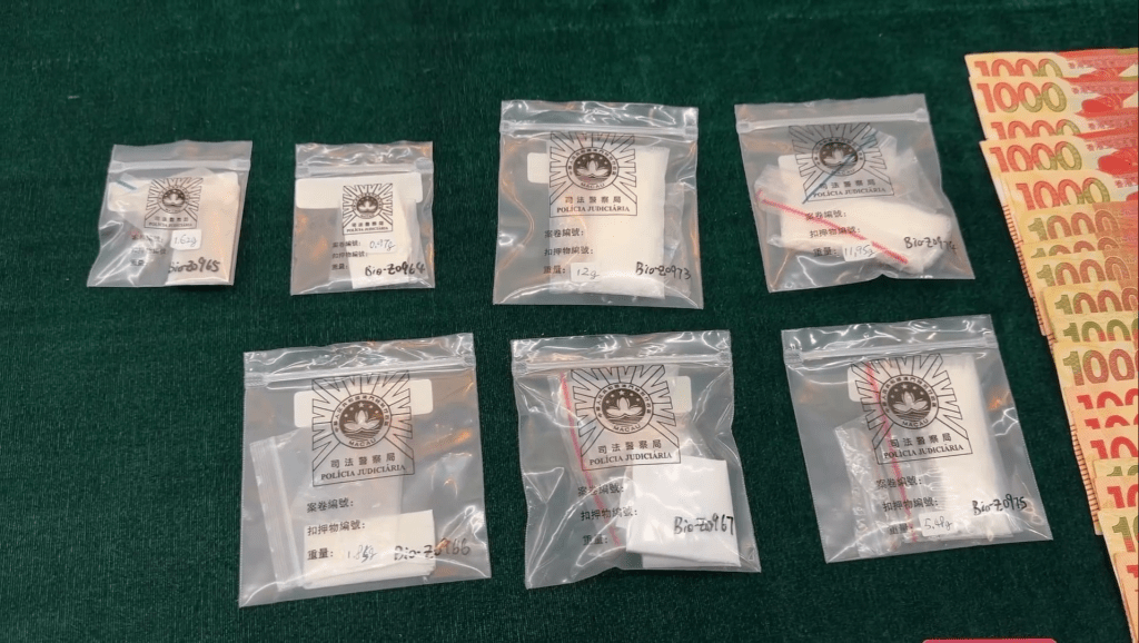 涉案可卡因。FB:司警教室 涉案可卡因。FB:司警教室