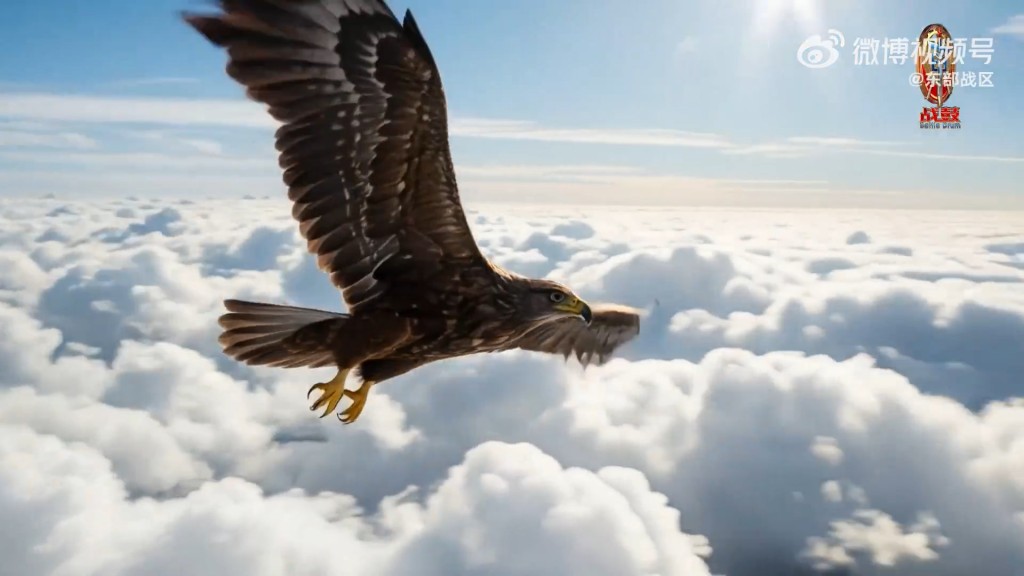 解放军东部战区发布军演人工智能（AI）短片《联武群戈斩‘独’道》。