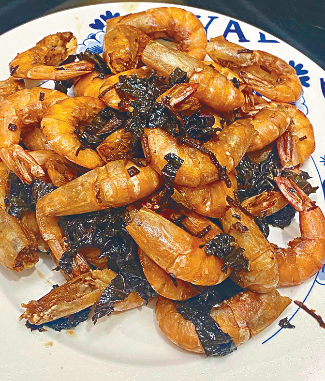 陳皮紫蘇焗海中蝦
